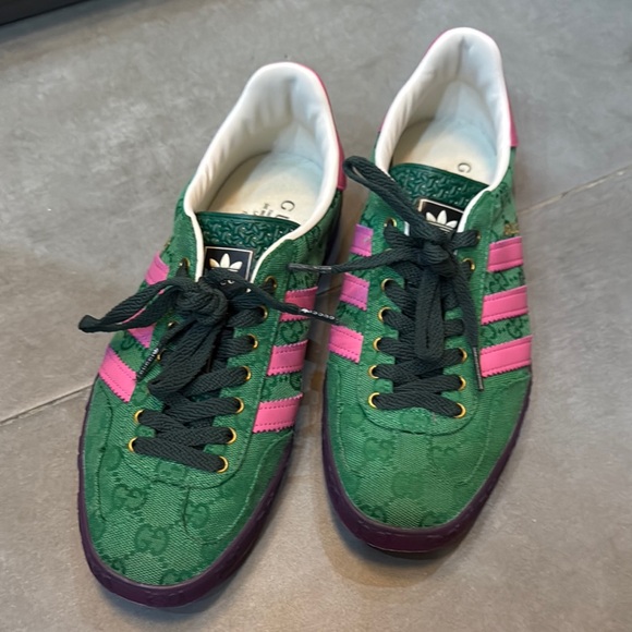 Gucci Green and Pink Sneakers - Picture 8 of 8
